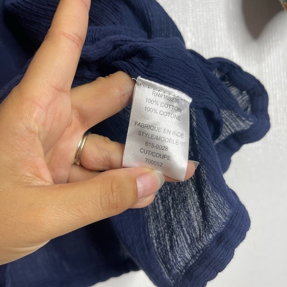 Joie a La Plage Embroidered Bahamas Tunic Cover Up. Size M - Picture 5 of 15